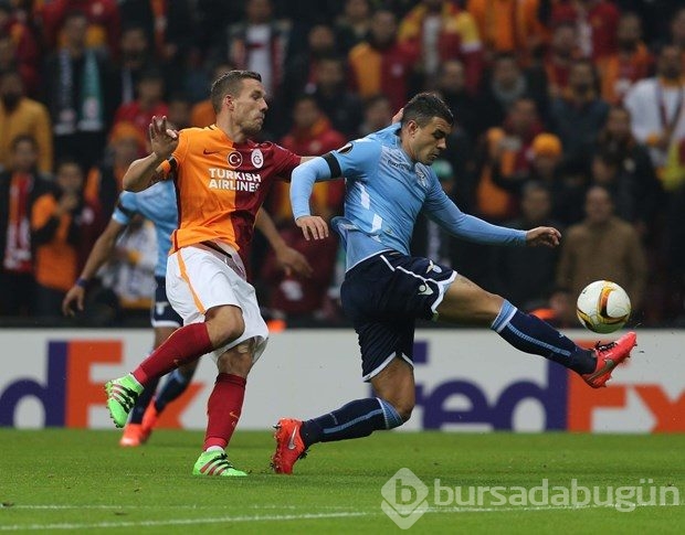 Galatasaray-Lazio karşılaşmasından kareler