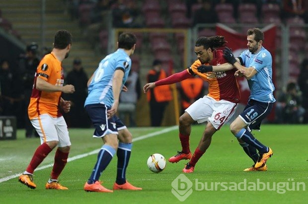 Galatasaray-Lazio karşılaşmasından kareler