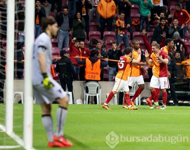 Galatasaray-Lazio karşılaşmasından kareler