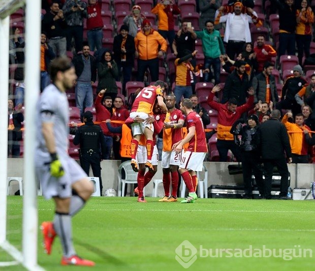 Galatasaray-Lazio karşılaşmasından kareler