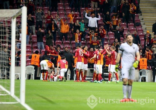 Galatasaray-Lazio karşılaşmasından kareler