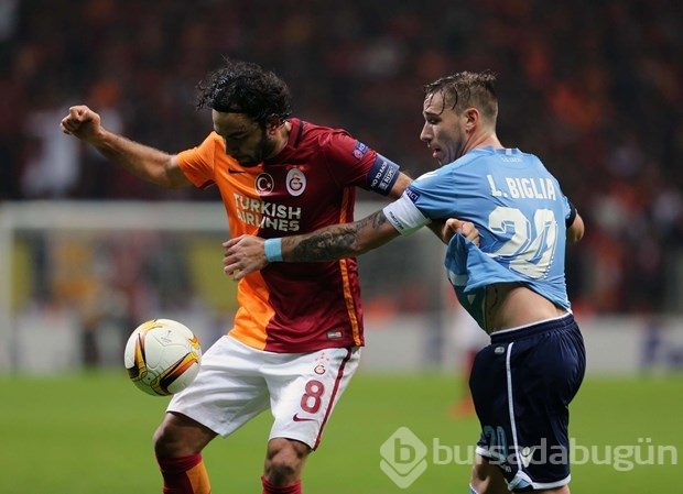 Galatasaray-Lazio karşılaşmasından kareler