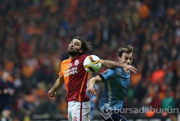 Galatasaray-Lazio karşılaşmasından kareler