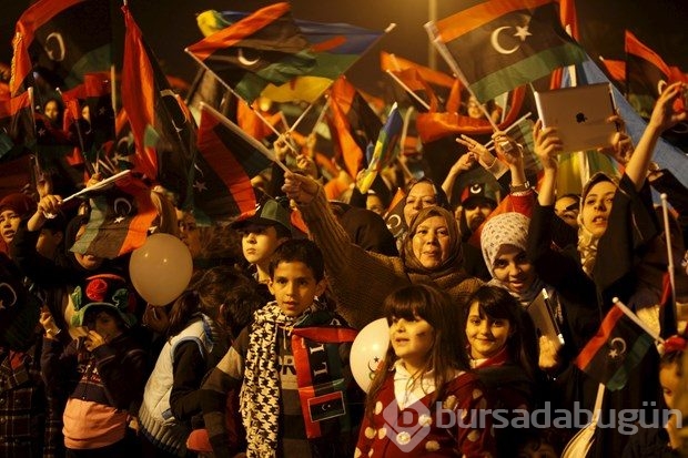 Kaddafi'nin devrilişinin yıldönümü kutlandı