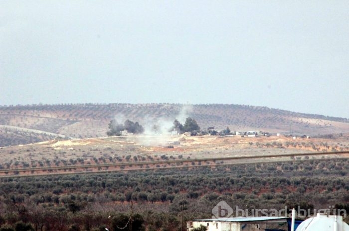 YPG mevzileri top atışlarıyla vuruldu	
