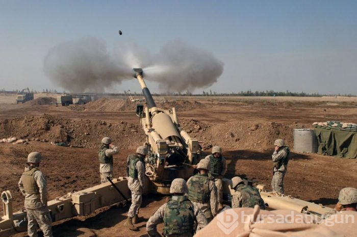 YPG mevzileri top atışlarıyla vuruldu	
