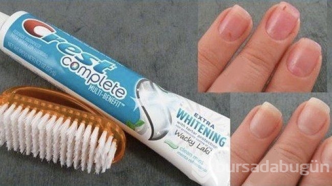 Diş macununu tırnağınıza sürünce bakın ne oluyor...

