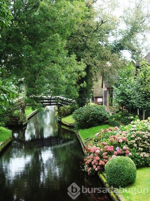 Arabanın yasak olduğu köy: Giethoorn