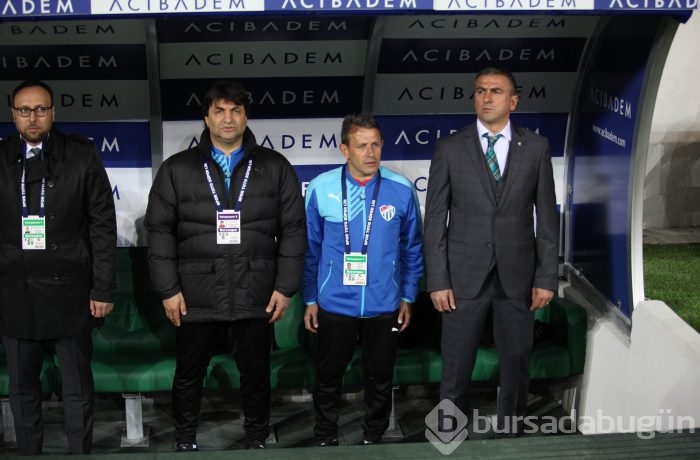 Bursaspor-Fenerbahçe maçında kareler...