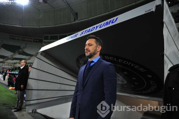 Bursaspor-Fenerbahçe maçında kareler...