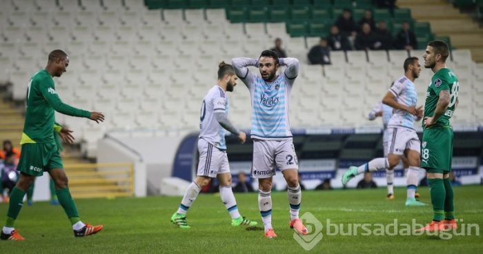 Bursaspor-Fenerbahçe maçında kareler...