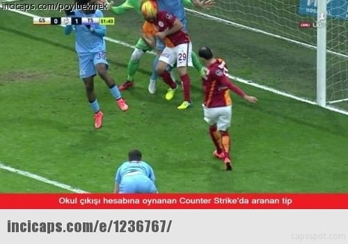 Galatasaray - Trabzonspor maçı caps'leri!