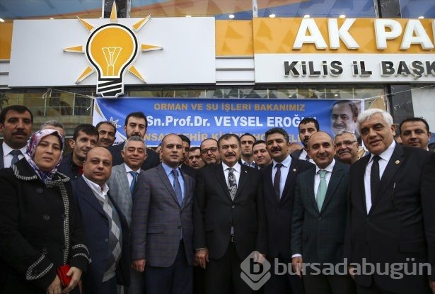Veysel Eroğlu Kilis'i ziyaret etti