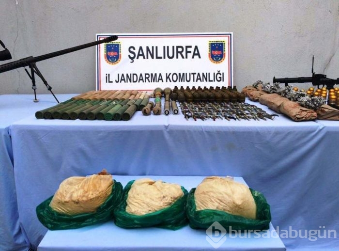 PYD'den gönderilen silahlar bulundu