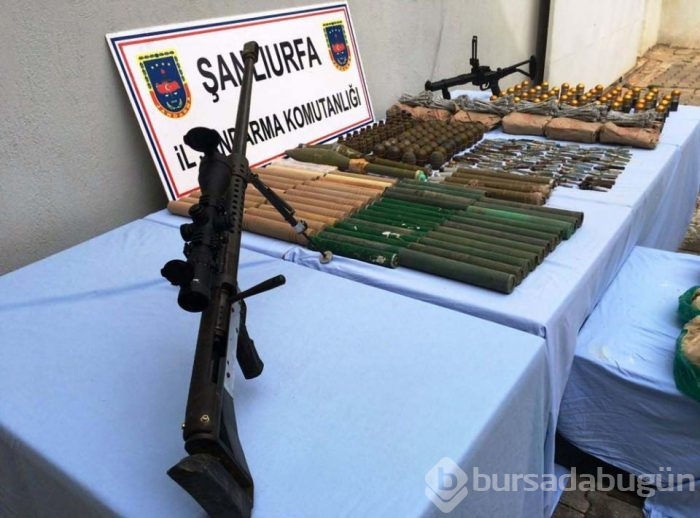 PYD'den gönderilen silahlar bulundu