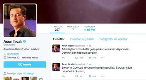 Acun'dan Şırnak'a Survivor parkuru!