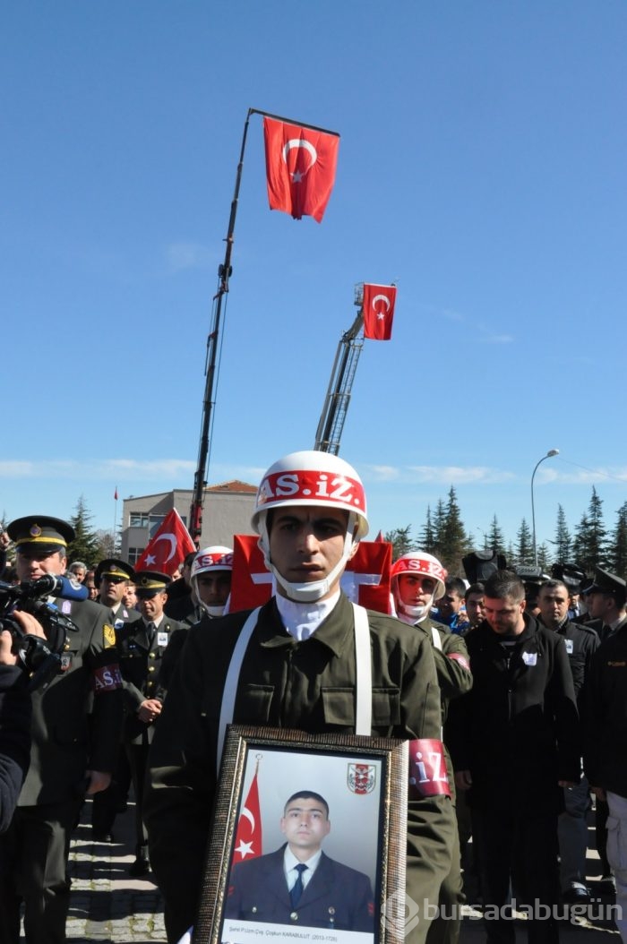 Şehit Uzman Çavuş Karabulut, son yolculuğuna uğurlandı