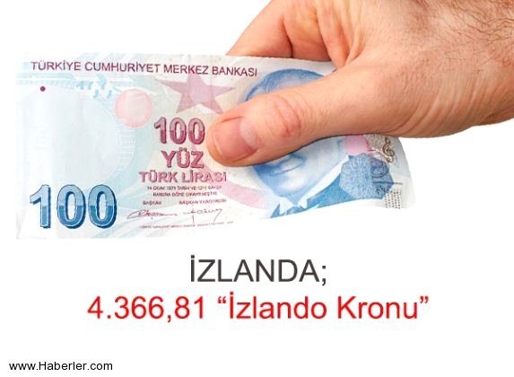 100 TL hangi ülkede ne kadar ediyor?