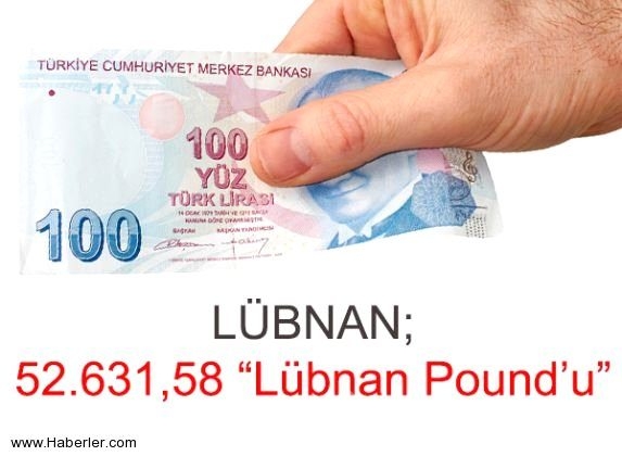 100 TL hangi ülkede ne kadar ediyor?