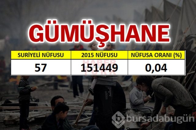 Hangi şehirde kaç Suriyeli var?
