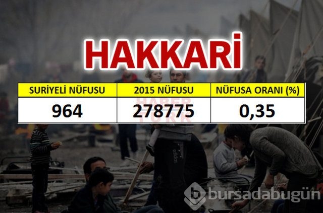 Hangi şehirde kaç Suriyeli var?
