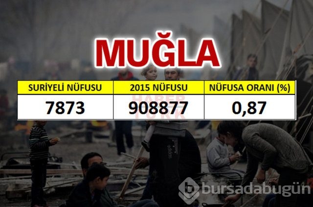 Hangi şehirde kaç Suriyeli var?
