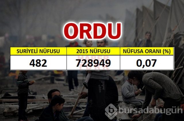 Hangi şehirde kaç Suriyeli var?
