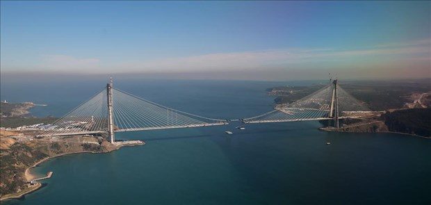 Üçüncü köprüde son 55 metre