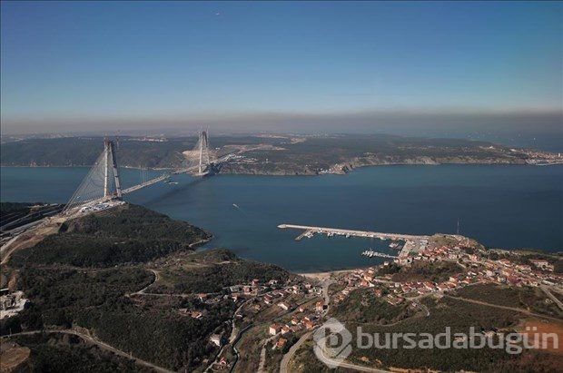 Üçüncü köprüde son 55 metre