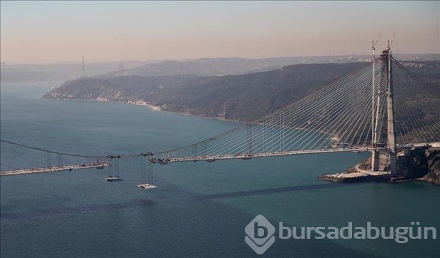 Üçüncü köprüde son 55 metre