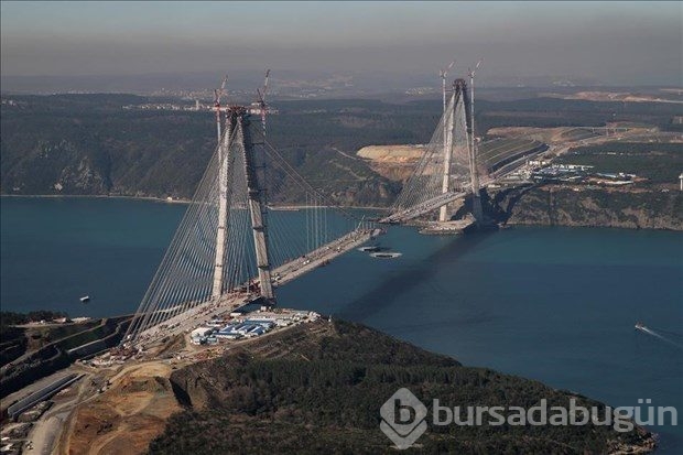 Üçüncü köprüde son 55 metre