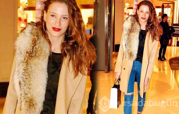 Serenay Sarıkaya'nın kürkü sosyal medyayı salladı