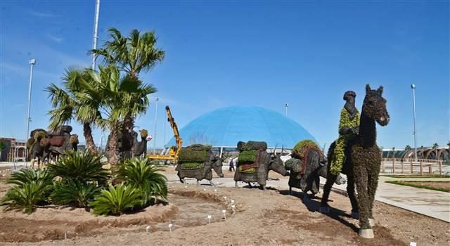 Dünyanın en büyük canlı bitki sergisi Antalya'da