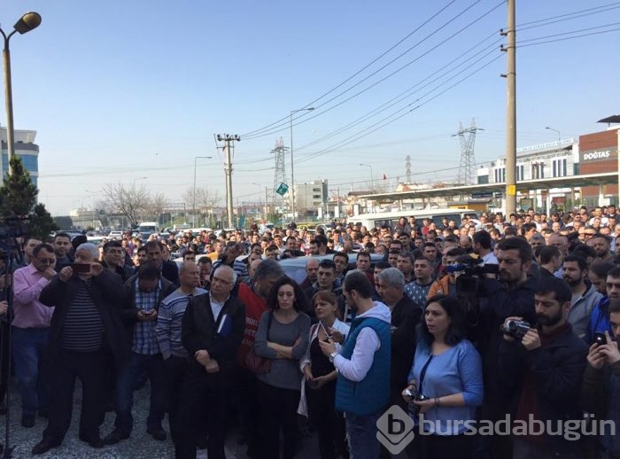 Bursa Renault'ta işçi kıyımı yapıldı, emekçiler kenetlendi