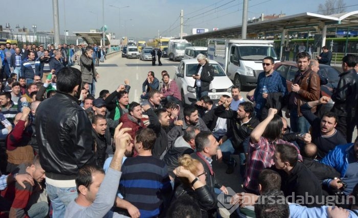 Bursa'da emekçilere biber gazıyla müdahale edildi!