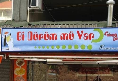 Birbirinden ilginç mekan isimleri...