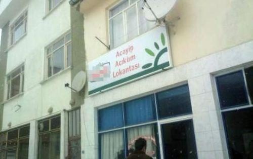 Birbirinden ilginç mekan isimleri...