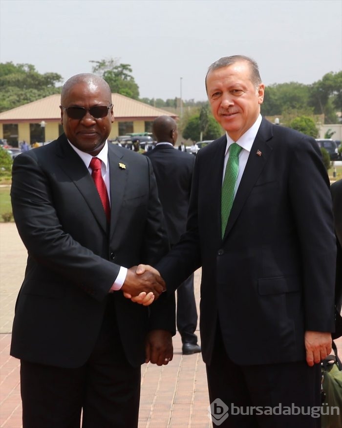 Cumhurbaşkanı Erdoğan Gana'da