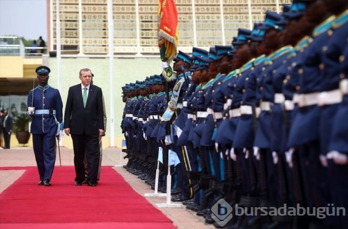 Cumhurbaşkanı Erdoğan Gana'da