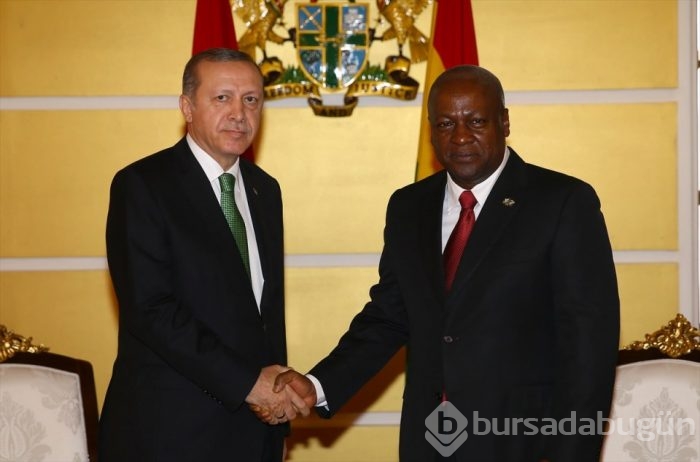 Cumhurbaşkanı Erdoğan Gana'da