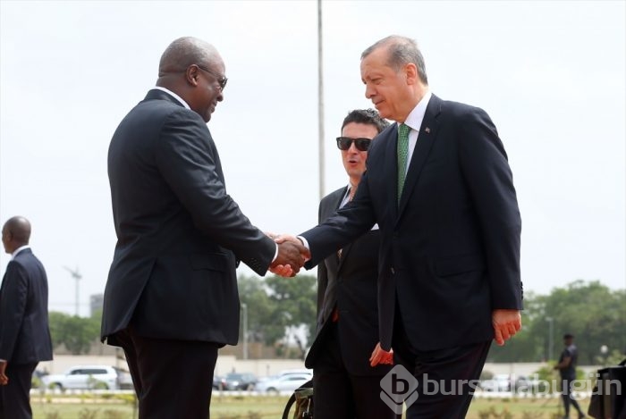 Cumhurbaşkanı Erdoğan Gana'da