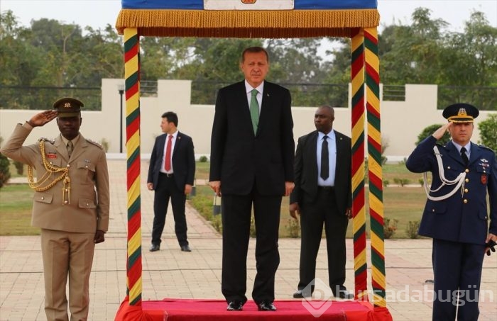 Cumhurbaşkanı Erdoğan Gana'da