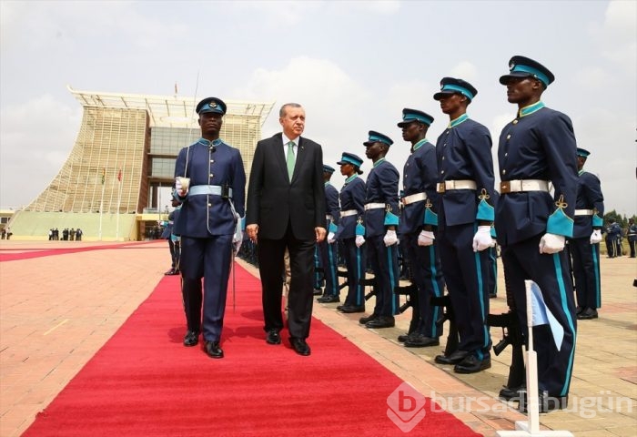 Cumhurbaşkanı Erdoğan Gana'da