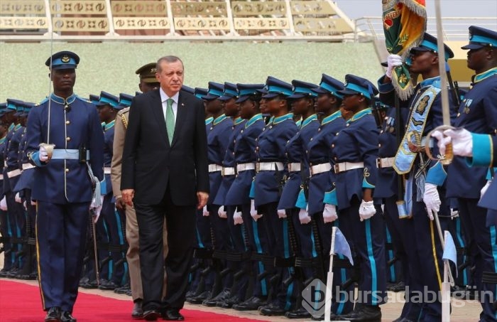 Cumhurbaşkanı Erdoğan Gana'da