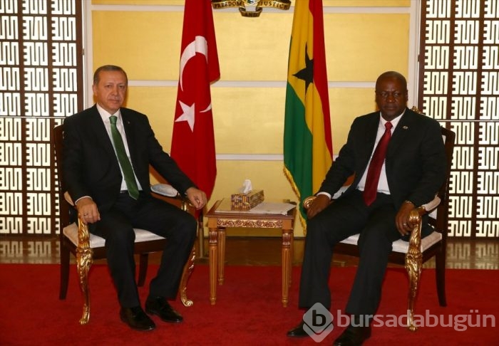 Cumhurbaşkanı Erdoğan Gana'da