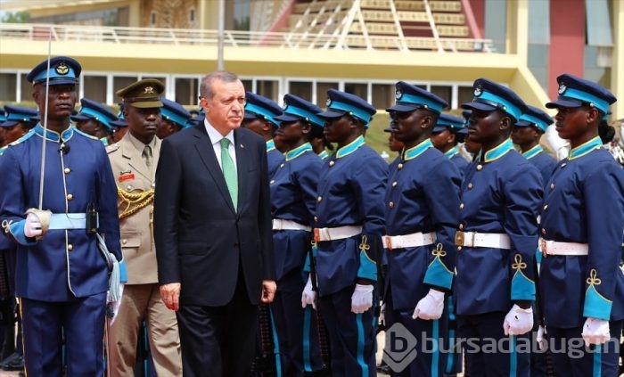 Cumhurbaşkanı Erdoğan Gana'da