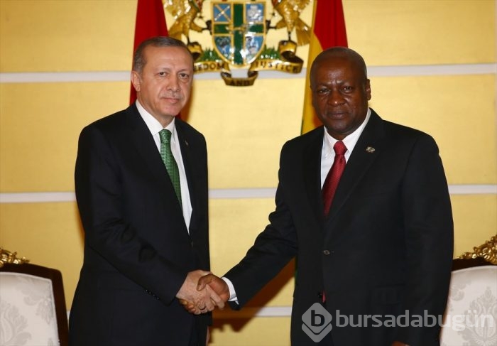Cumhurbaşkanı Erdoğan Gana'da