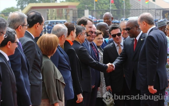 Cumhurbaşkanı Erdoğan Gana'da