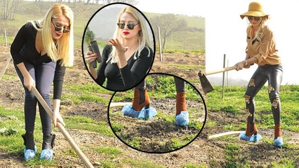 Cicişler Kardeşler 'polise hakaretten' 200 fidanı böyle dikti