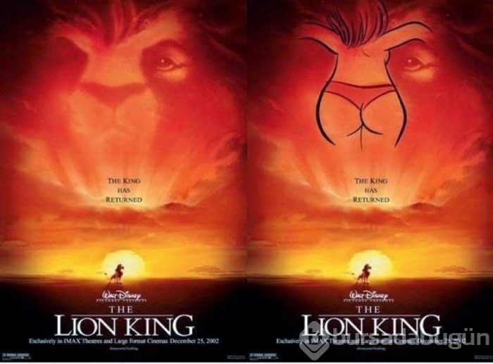 Çizgi filmlerde bulunan subliminal mesajlar